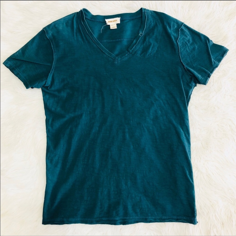 Diesel Green V Neck size M